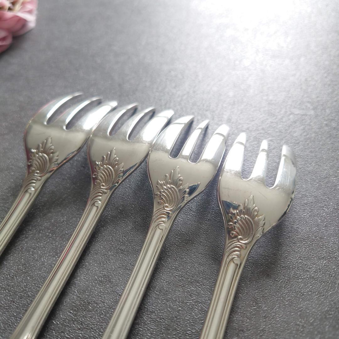 美品 クリストフル マルリー ケーキフォーク 4点