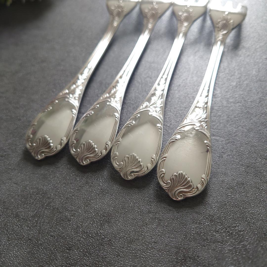 美品 クリストフル マルリー ケーキフォーク 4点