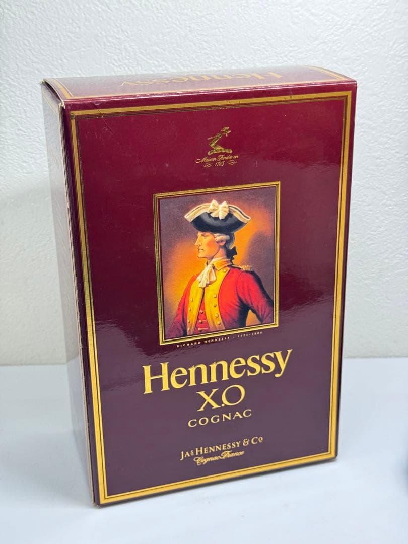 Hennessy XO コニャック 700ml 金キャップ　グリーンボトル
