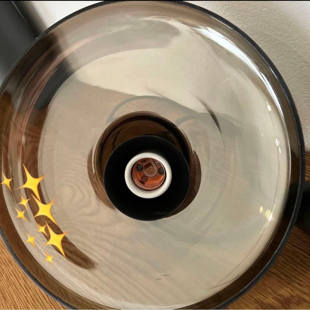 スモークガラス★ペンダントライト　美品