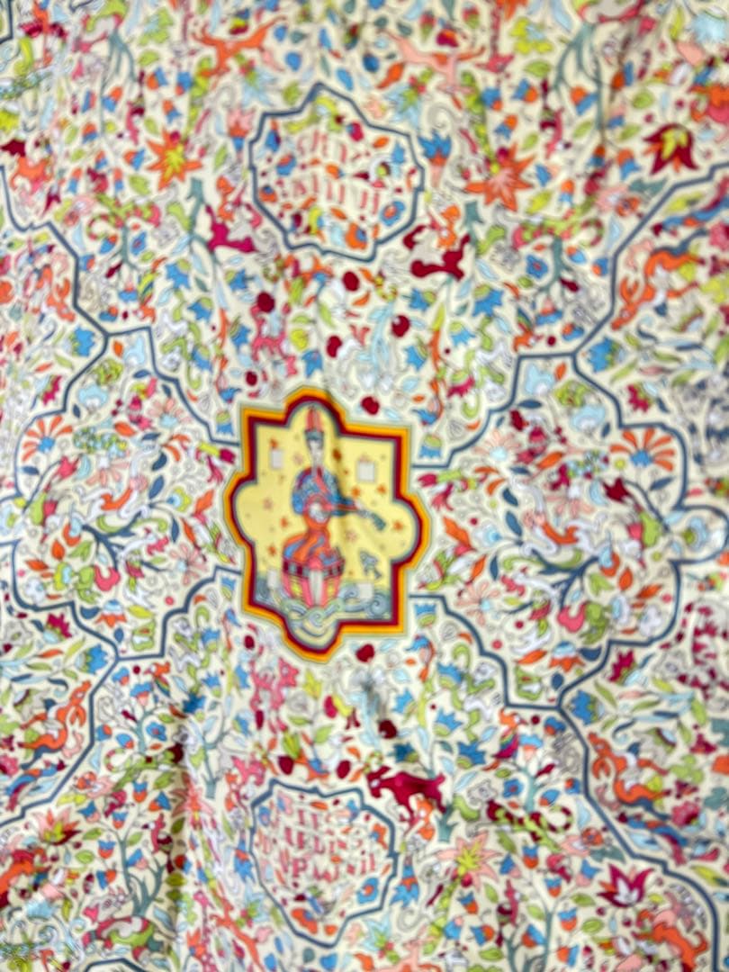 フランス製 HERMES シルク 絹 大判 スカーフ ヴィンテージ オールド