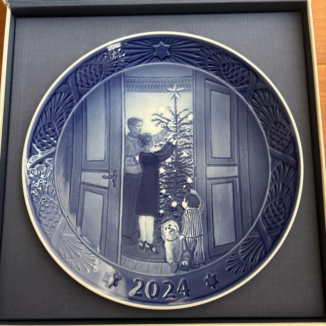 【新品未使用】ロイヤルコペンハーゲン 2024年 クリスマスイヤープレート
