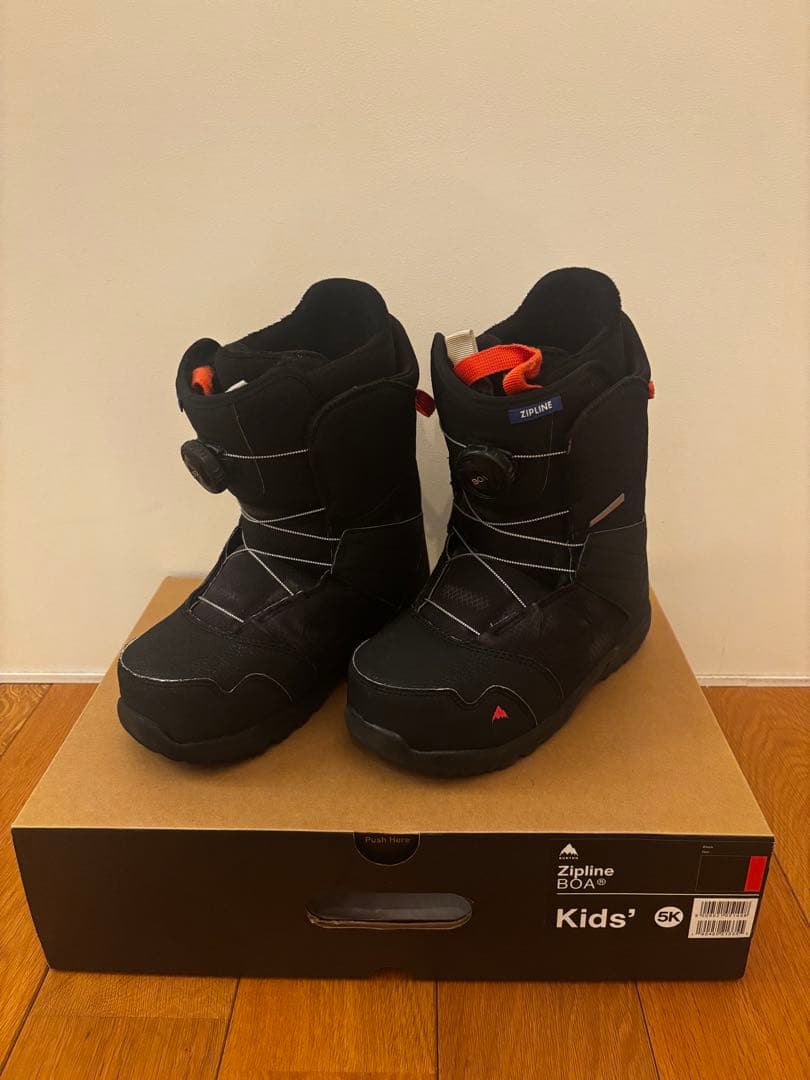 美品★BURTON Zipline BOA キッズ スノーボードブーツ