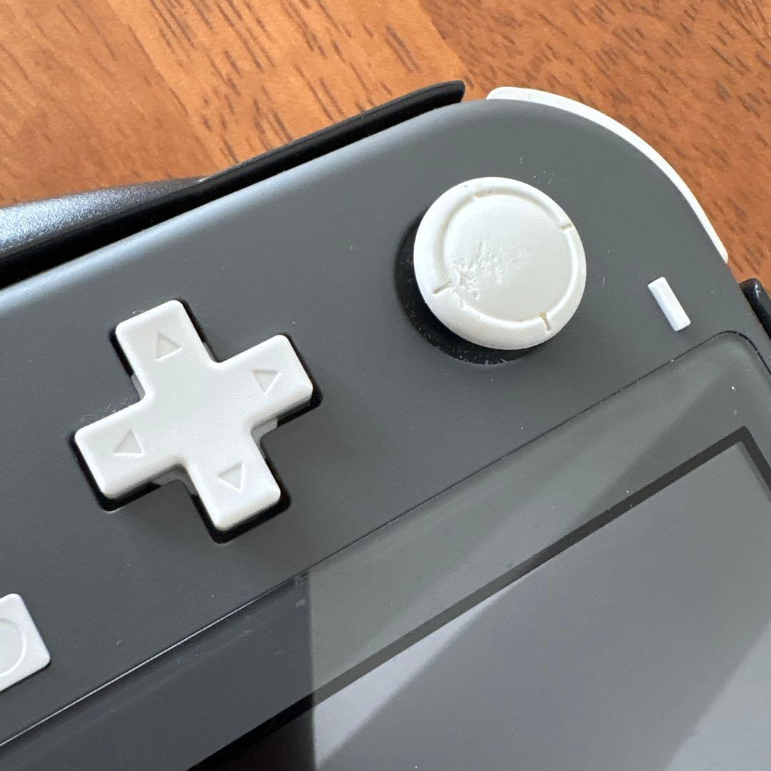 Nintendo Switch Lite グレー　グリップ付き