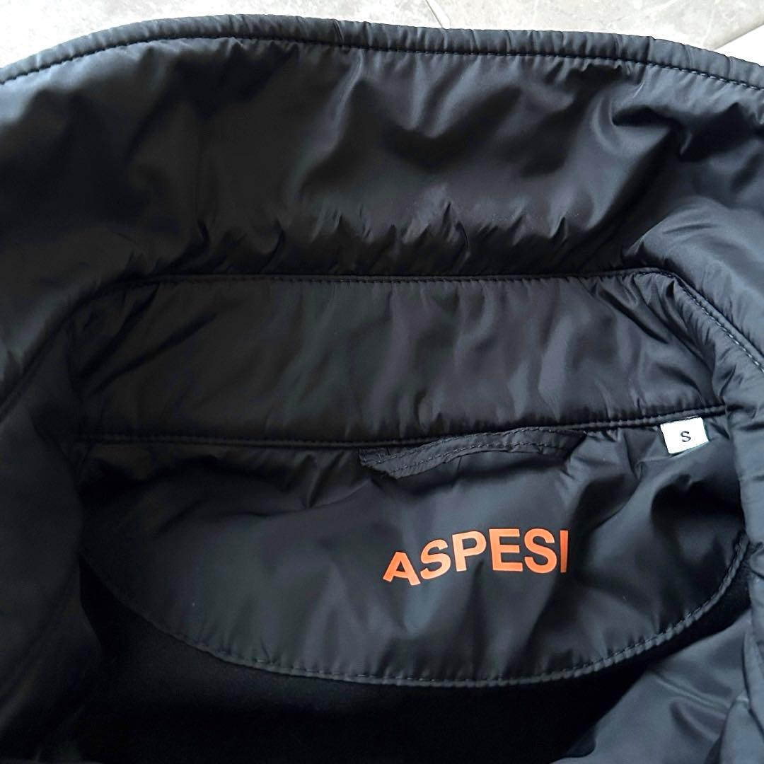 ASPESI THERMORE 中綿 ナイロン トレンチコート サイズS 黒