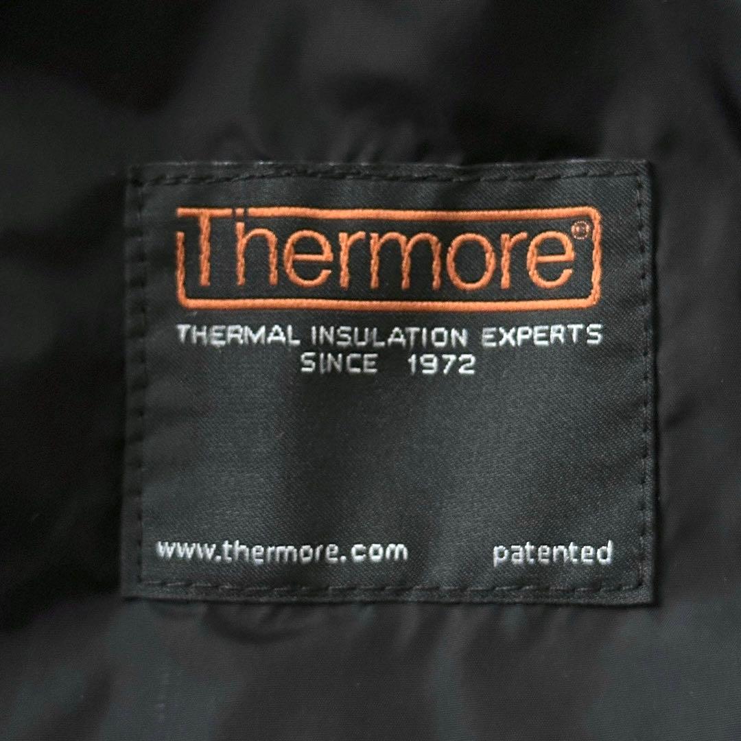 ASPESI THERMORE 中綿 ナイロン トレンチコート サイズS 黒