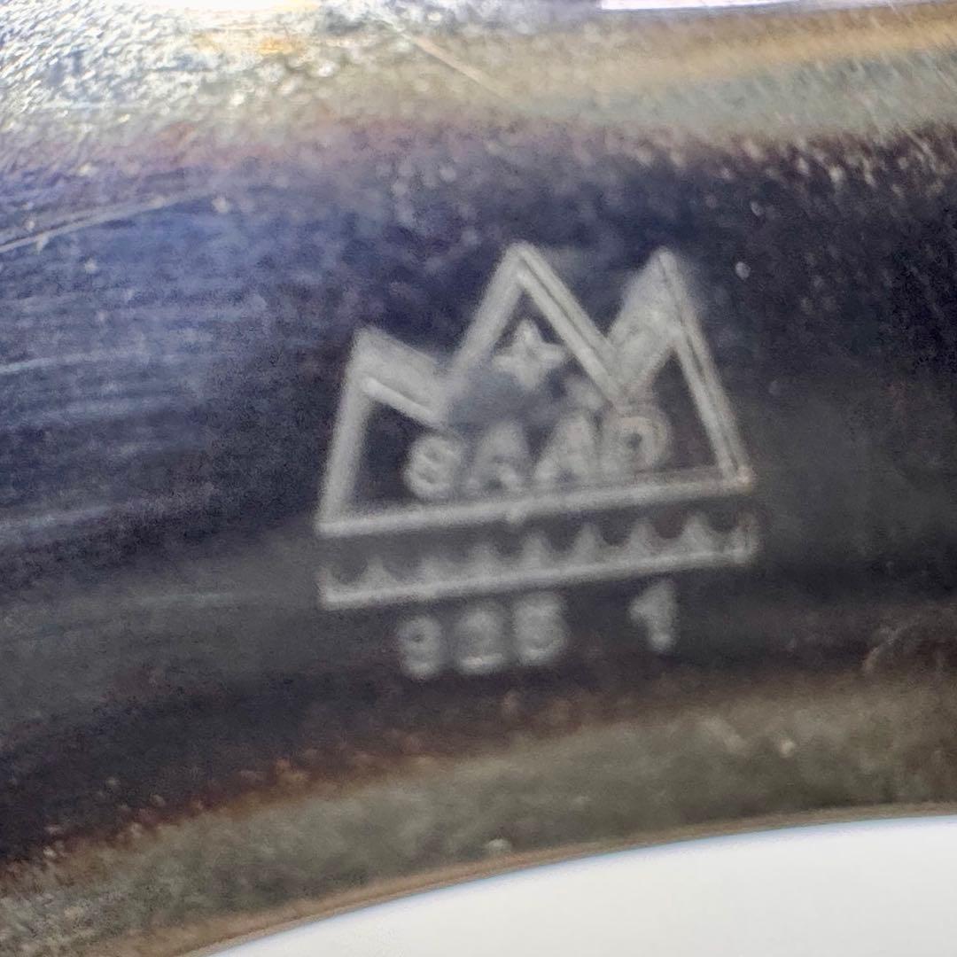 【超美品】SAAD ココペリ シルバー925 シルバーバングル