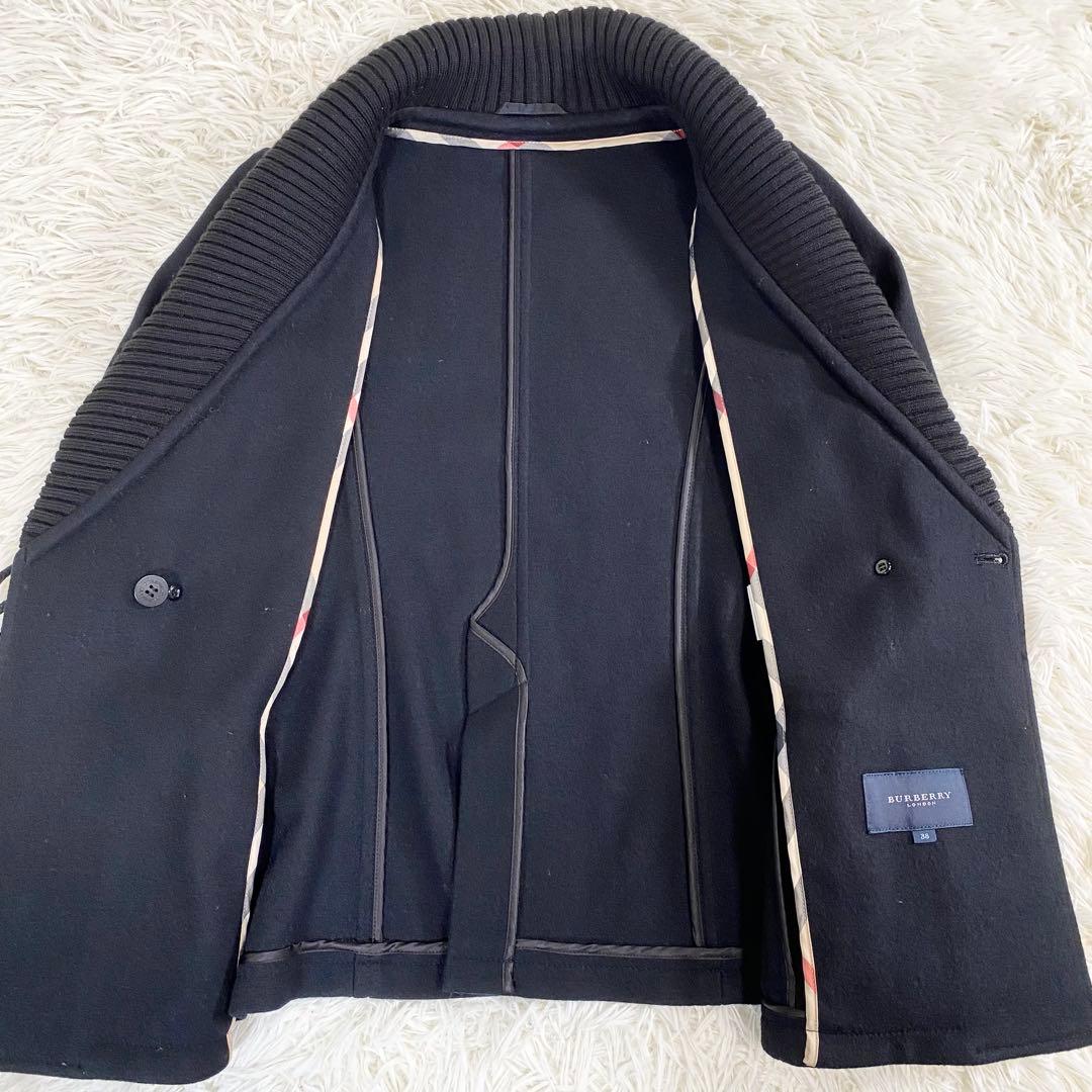 美品　BURBERRY LONDON ダッフルコート　アンゴラ　ウール　ショール