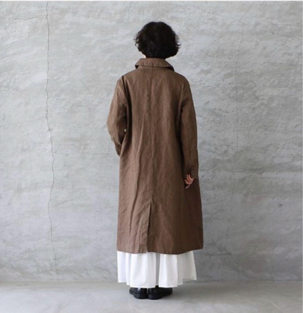 【最安値】【新品】フォグリネンワーク★ライリーコート 麻素材のロングコート