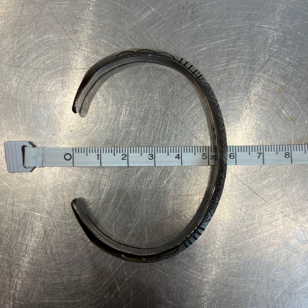 NAVAJO ナバホ シルバー バングル インディアンジュエリー T23m