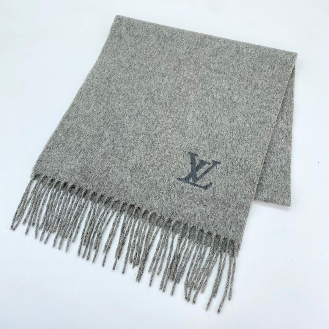 【美品】ルイヴィトン エシャルプ・ジェラム カシミヤ マフラー M71287