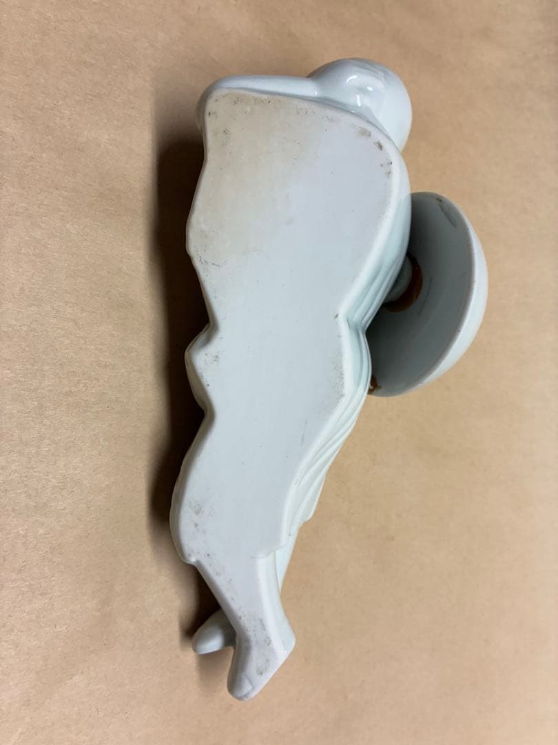 白磁　僧侶　陶器　置物