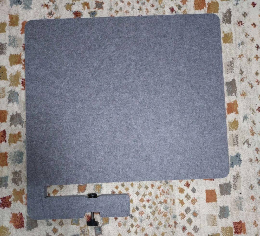 ２枚セット　サンワダイレクト デスクトップパネル クランプ式 幅600mm