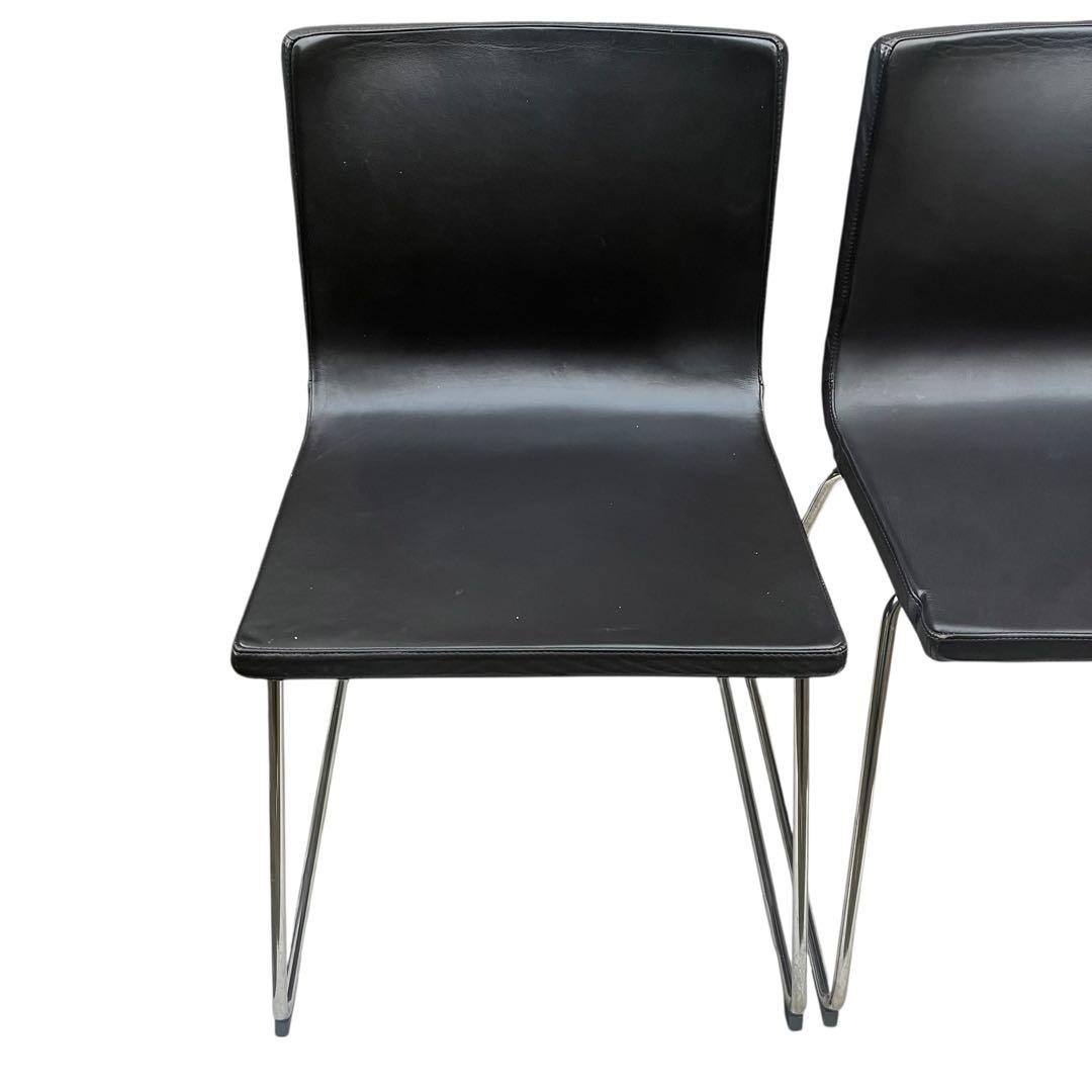 廃盤　IKEA イケア / BERNHARD ベルナード チェア 2脚セット　黒