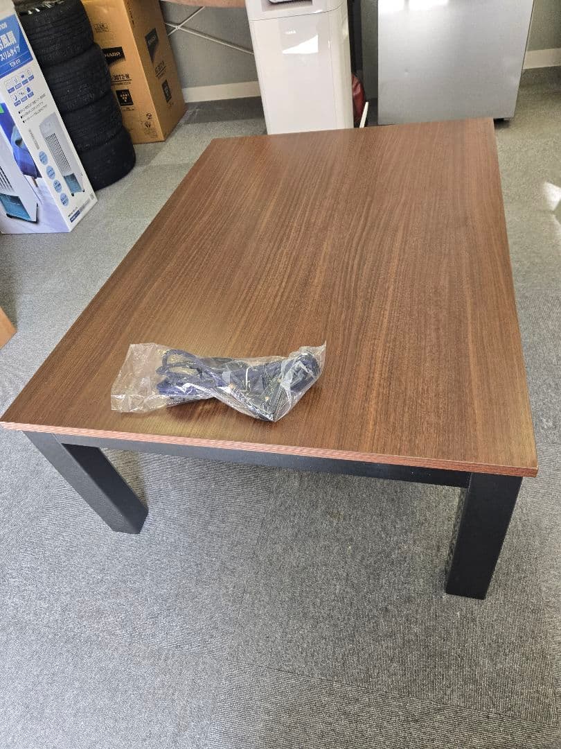 長方形コタツ 山善 EYC-10575(BK/MBR)