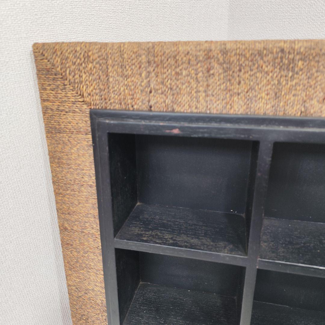 輸入品 パーフォマックス ウォーターヒヤシンス 壁掛シェルフ ブラウン×ブラック