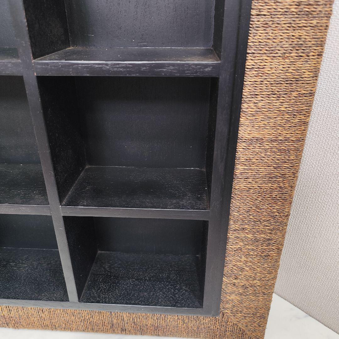 輸入品 パーフォマックス ウォーターヒヤシンス 壁掛シェルフ ブラウン×ブラック