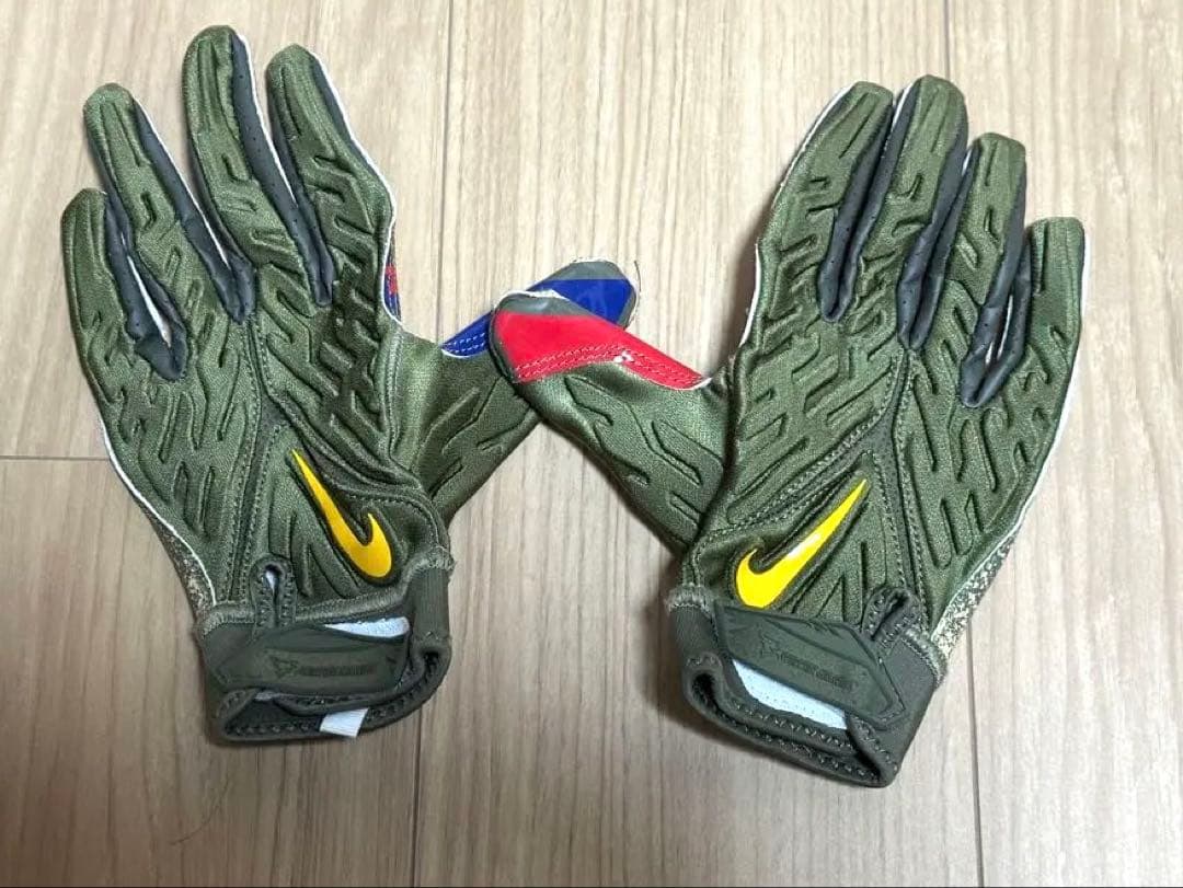 Nike アメリカンフットボールグローブ L メリーランド NCAA