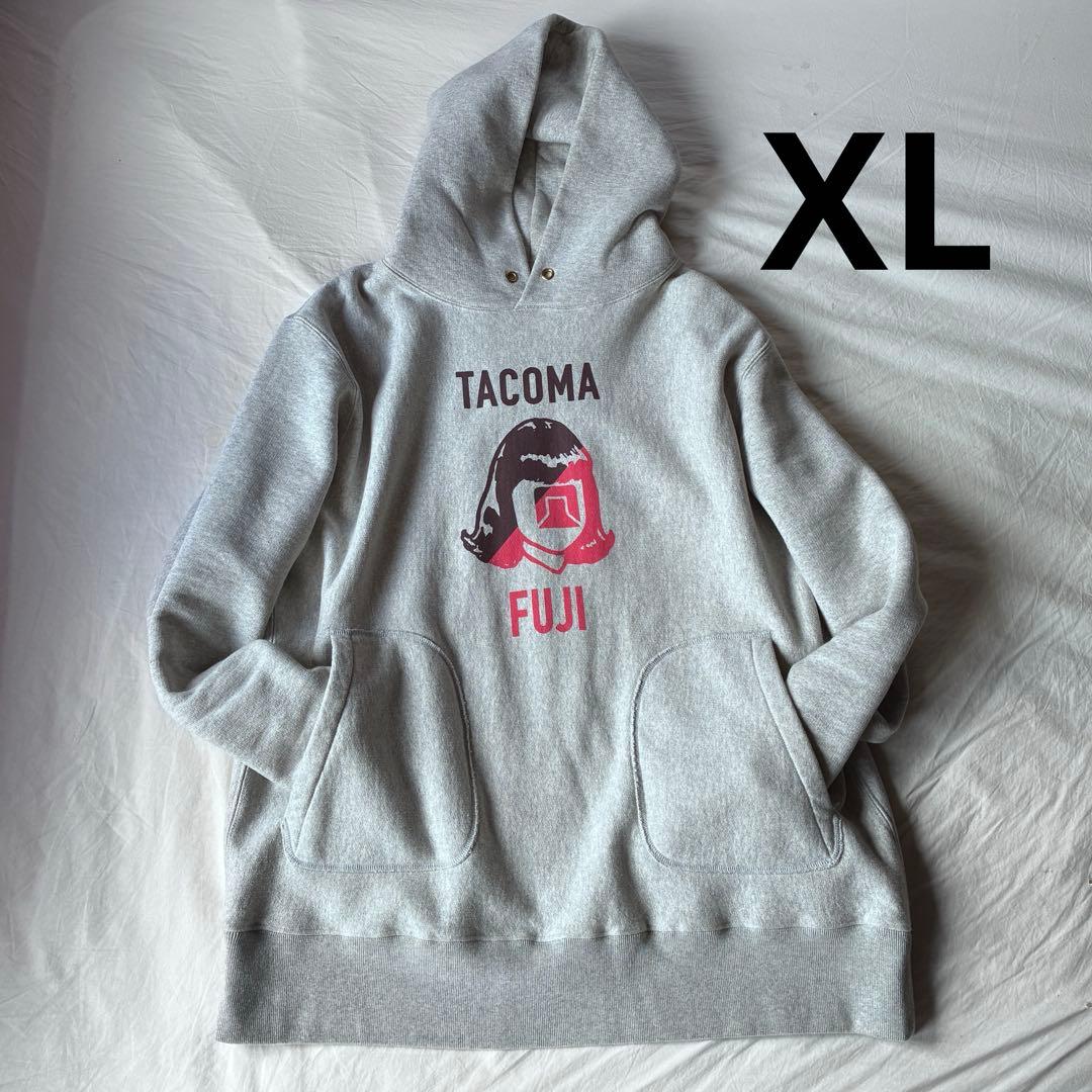 タコマフジレコード ロゴフーディ 国産裏起毛 オートミール XL 完売品