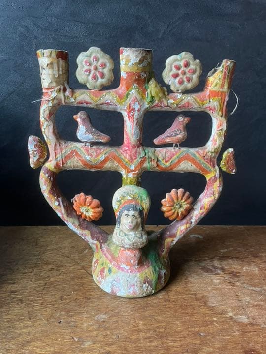 メキシカンフォークアート　生命の樹　ツリーオブライフ　ミッドセンチュリー