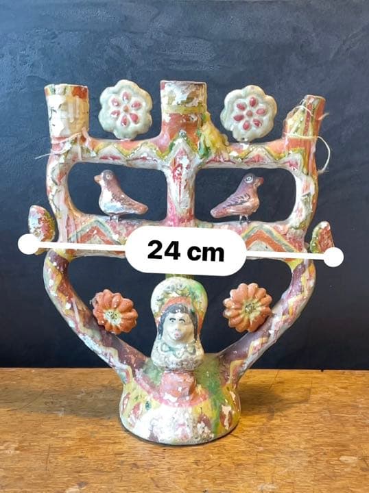 メキシカンフォークアート　生命の樹　ツリーオブライフ　ミッドセンチュリー