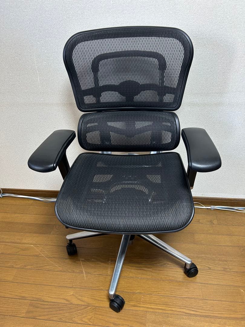 メッシュチェア エルゴヒューマン ベーシック 黒①kenji