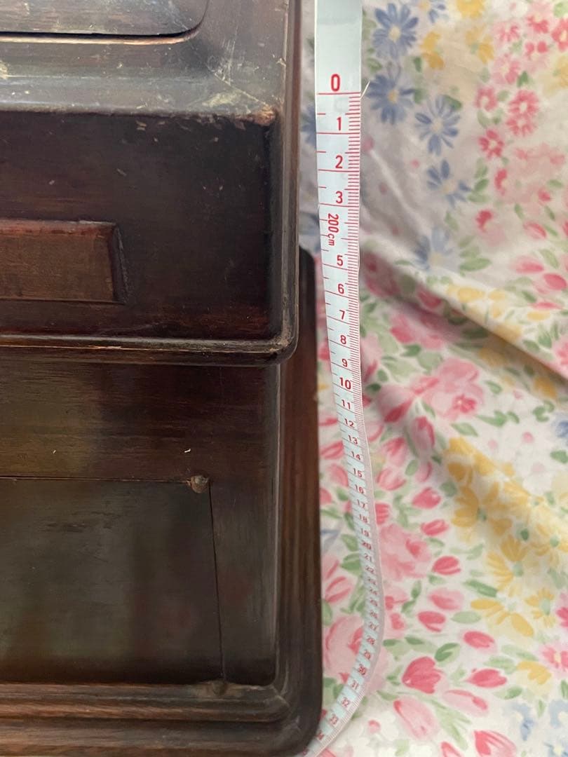 ZEPPELIN 手巻き蓄音機 木製キャビネット 昭和初期 アンティーク 現状品