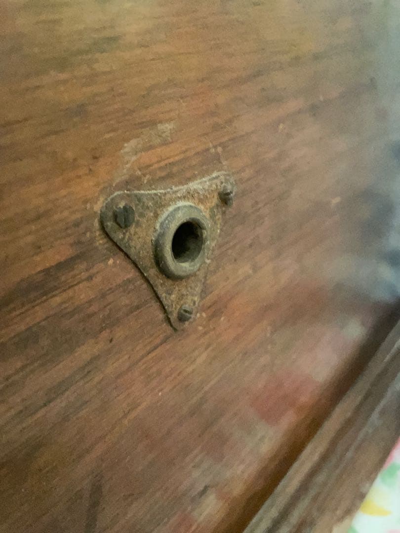 ZEPPELIN 手巻き蓄音機 木製キャビネット 昭和初期 アンティーク 現状品