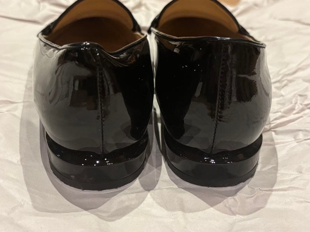 くまごろう　Fabio Rusconi ブラック フラットパンプス