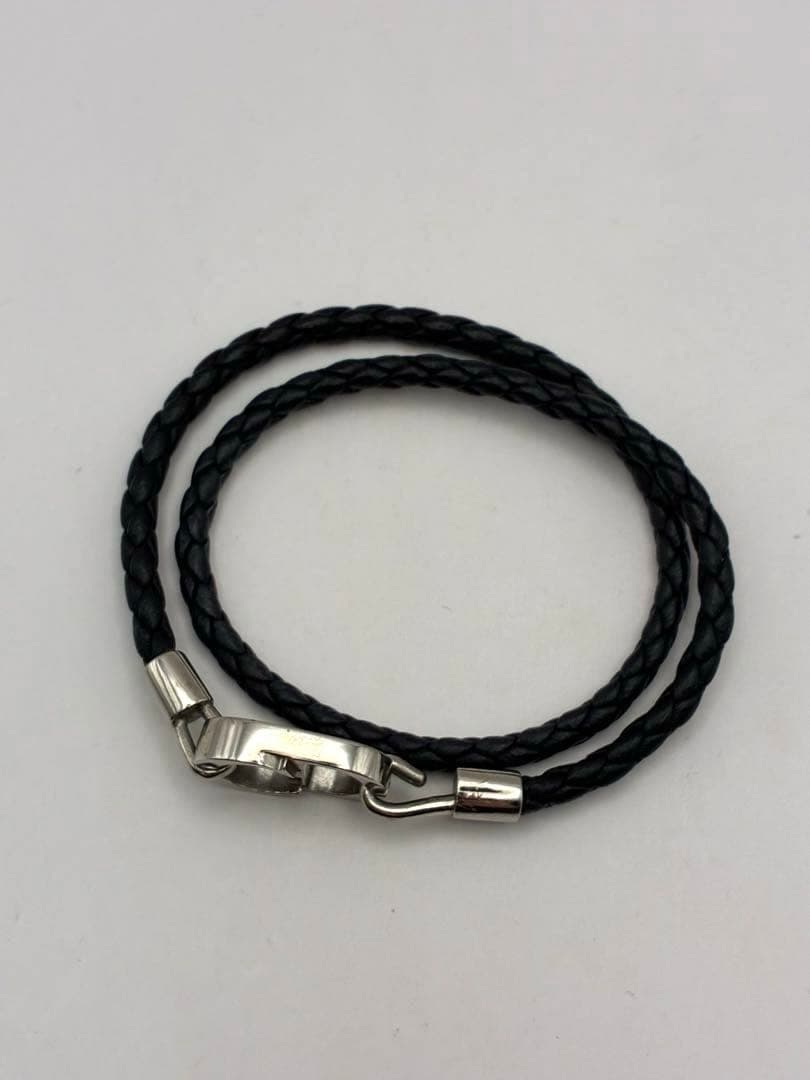 Dior CD Icon ブレイドレザー ダブルブレスレット