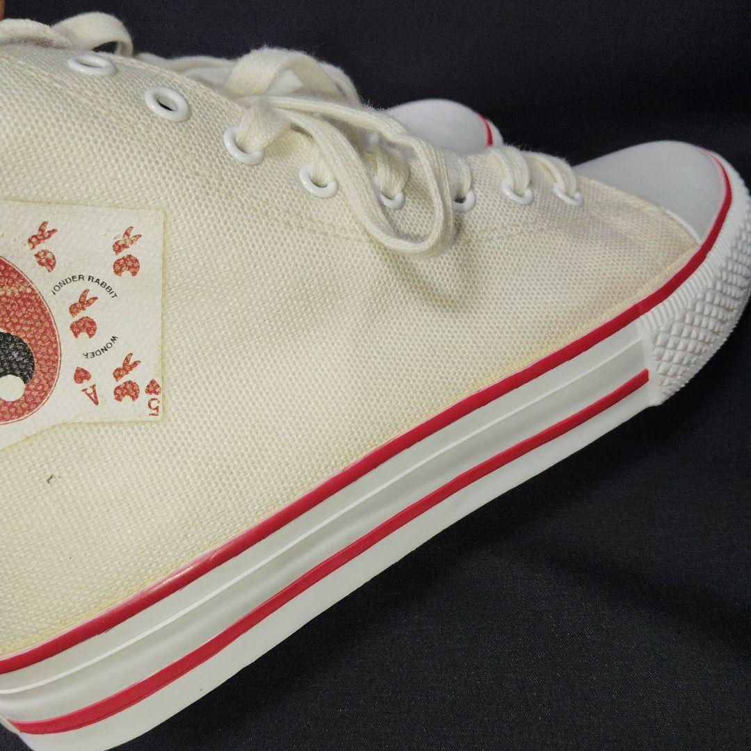 ピンクハウス　ハイカットスニーカー　レディース　白　うさぎ　トランプ柄　L