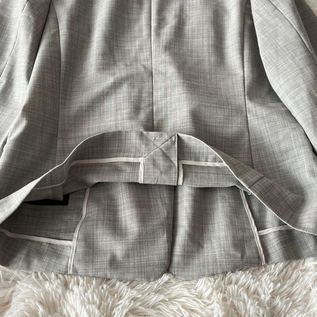 美品 グリーンレーベルリラクシング カチリラ セットアップ ライトグレー 40