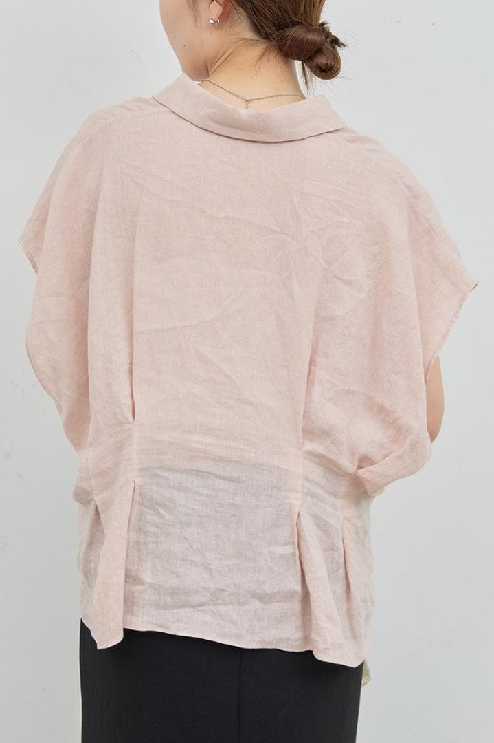 【GALLARDA GALANTE】ハーフスリーブウエストシェイプシャツ