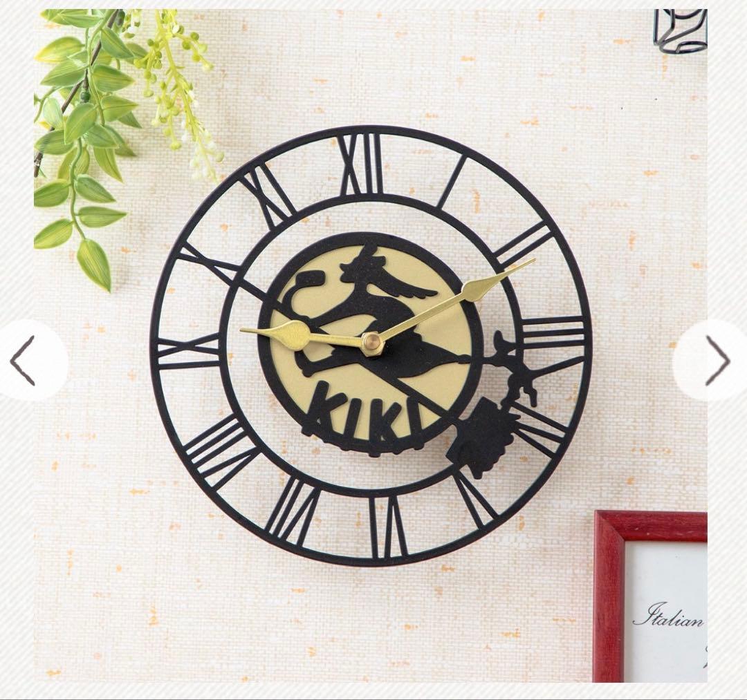 新品　魔女の宅急便　キキの看板　掛時計