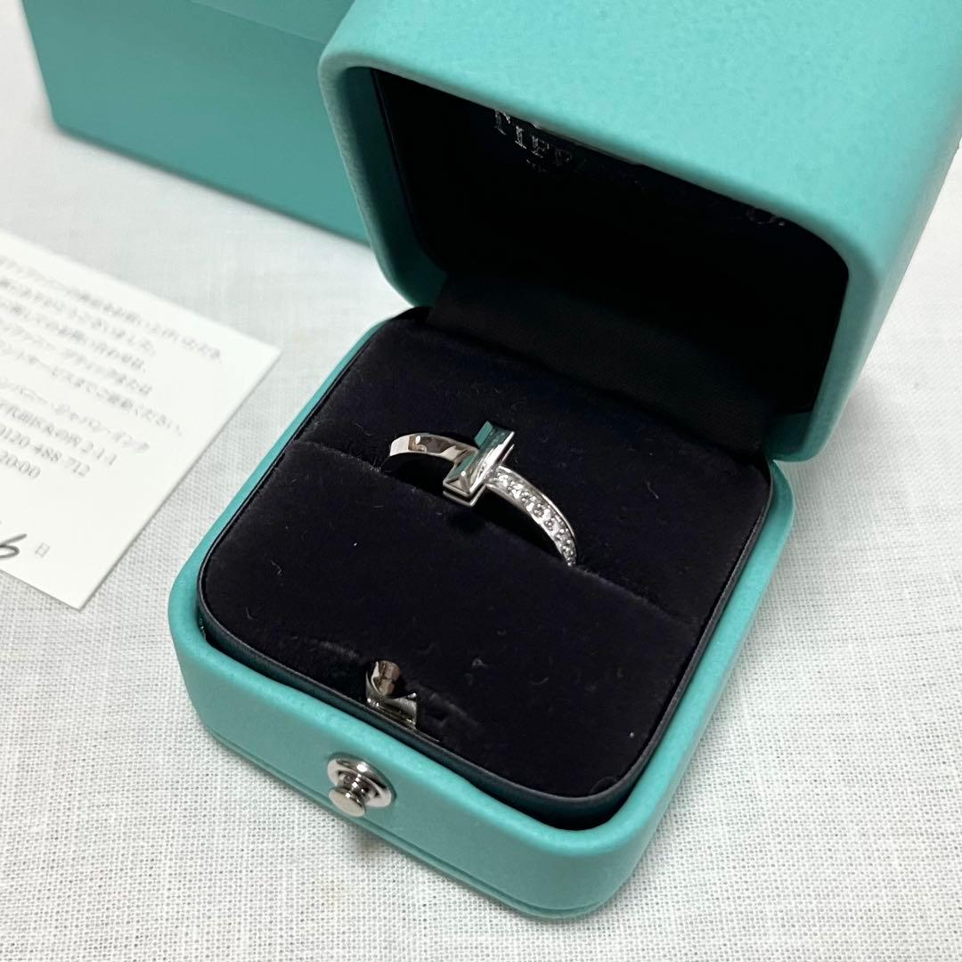 Tiffany & Co. T ワン ダイヤモンドリング　ホワイトゴールド
