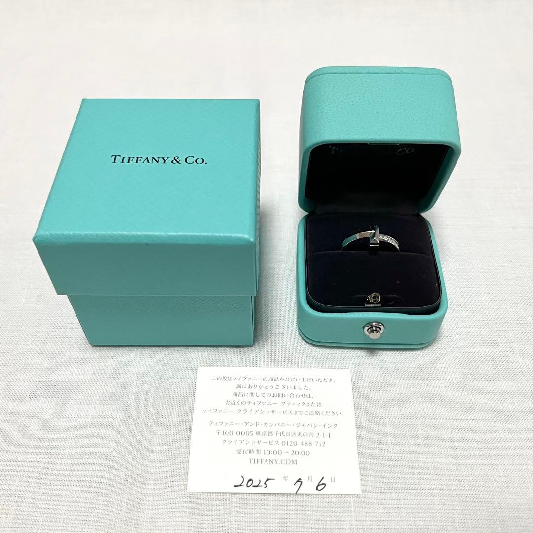 Tiffany & Co. T ワン ダイヤモンドリング　ホワイトゴールド