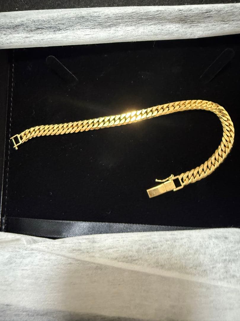 金　ゴールド　喜平　30g 20センチ　6面　ブレスレット　送料込み　美品