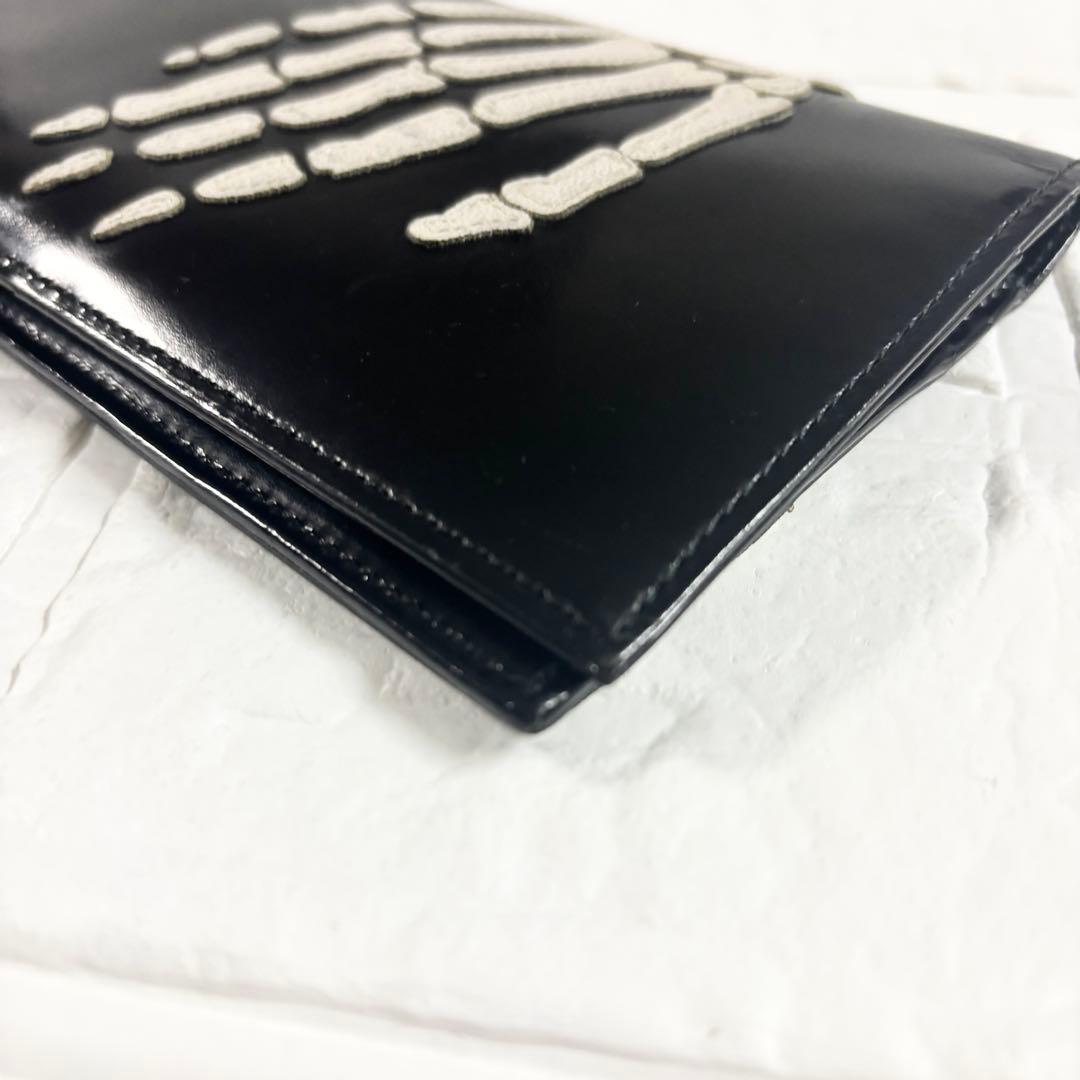 【希少】UNDERCOVERISM スカルハンド 長財布 ブラック レザー