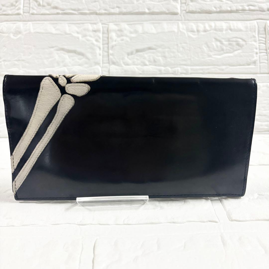 【希少】UNDERCOVERISM スカルハンド 長財布 ブラック レザー