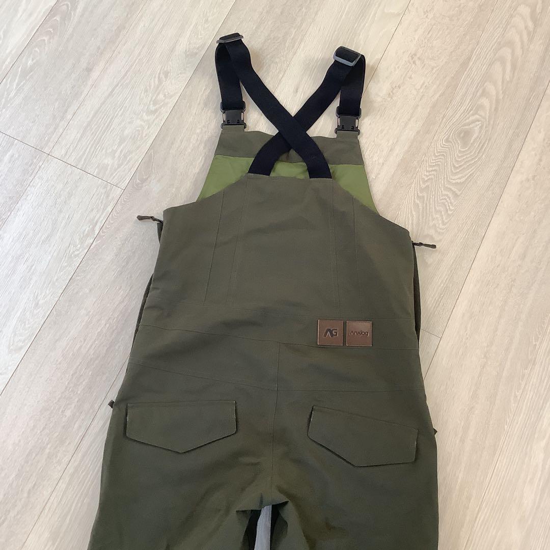 アナログ(BURTON)ANALOGビブパンツ　スノーボード　ウエアーS