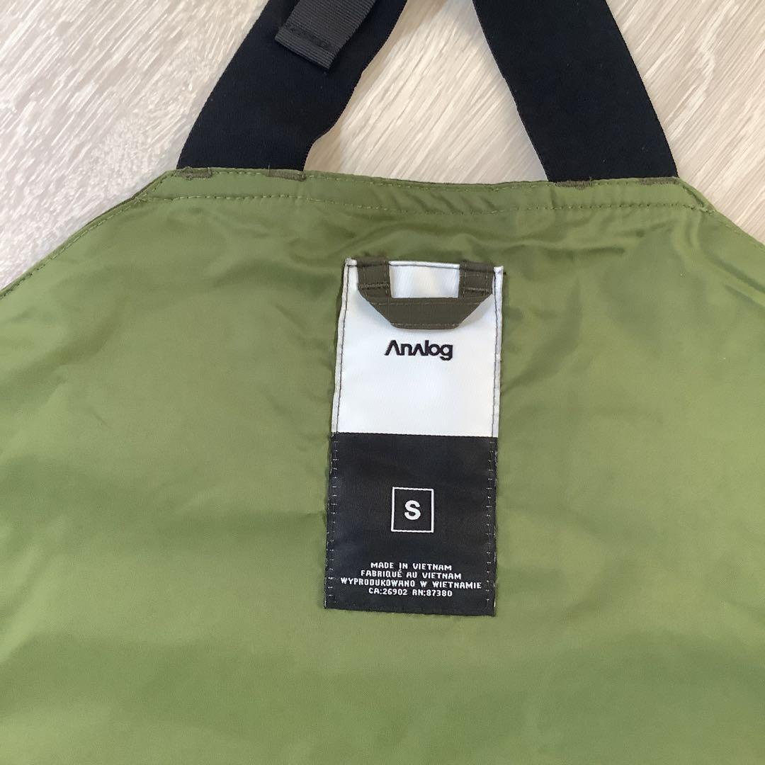 アナログ(BURTON)ANALOGビブパンツ　スノーボード　ウエアーS