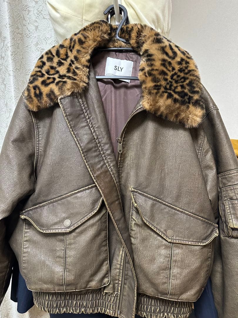 SLY WASHED PUFFER ブルゾン