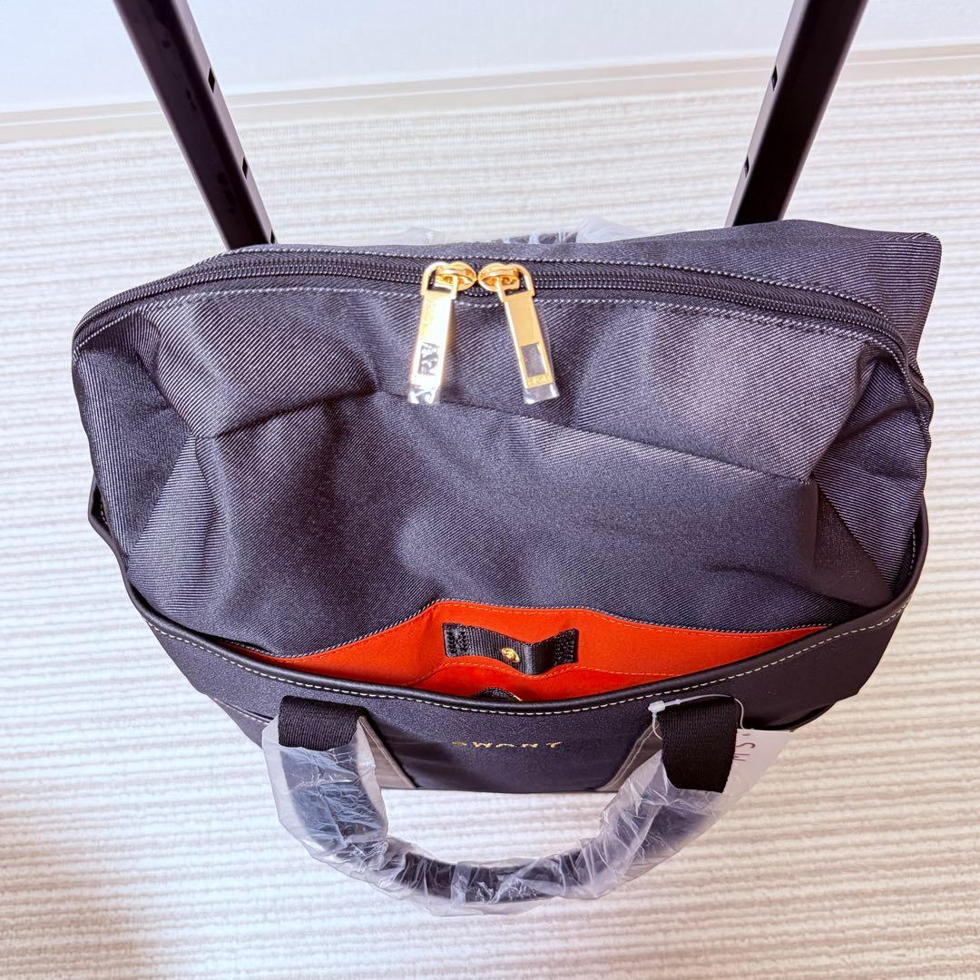 新品✨＜Ｍサイズ＞スワニー トートキャリーアクティブタウントート４輪ストッパー付