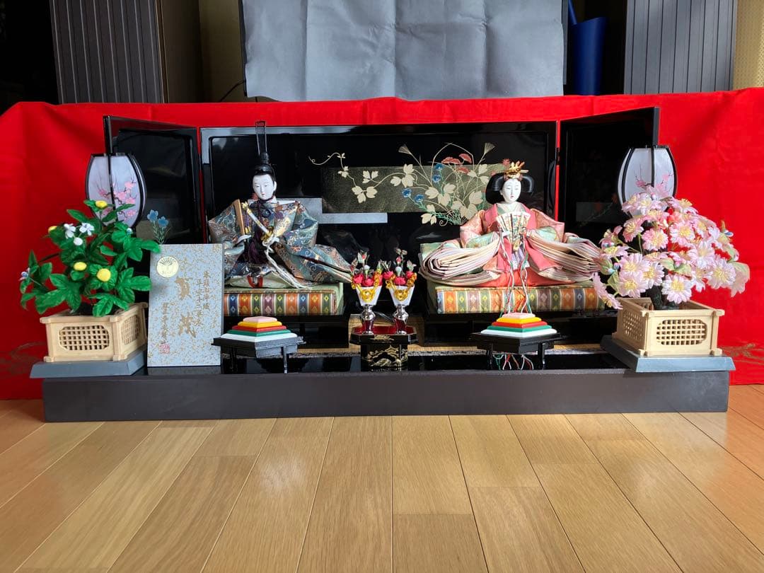 雛人形　雛匠　平安琇山　本頭西陣織　平安十二単　「賀茂」