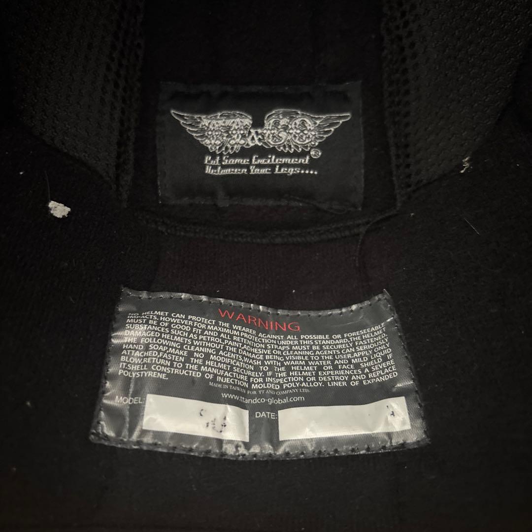 TT&CO トゥーカッター　フルフェイスヘルメット ブラック