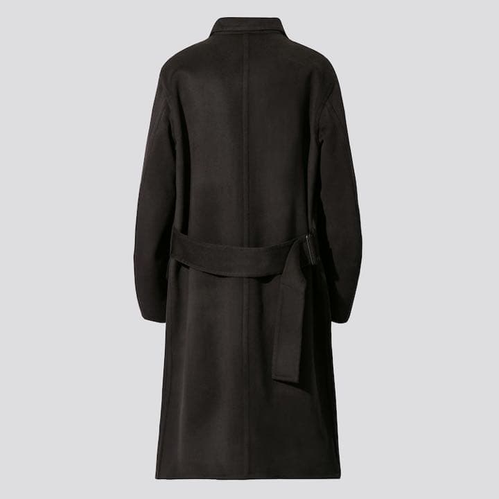 カシミヤブレンドチェスターコート ユニクロ　プラスJ ネイビー Mサイズ