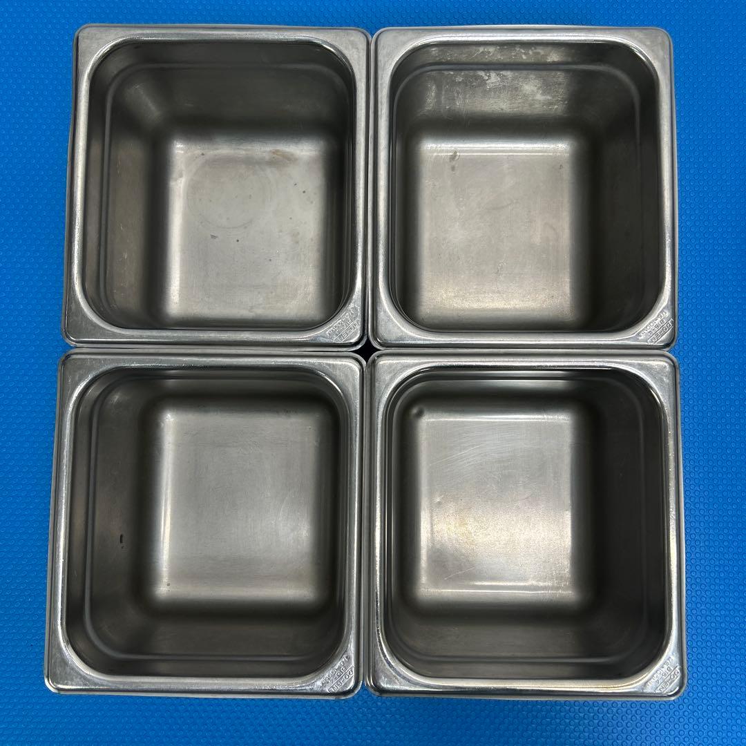 DO-EN ホテルパン　100mm 12個セット　1/6 ステンレス　業務用