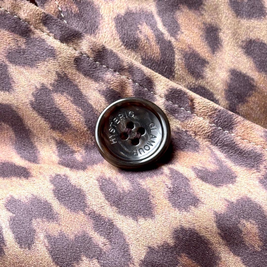 【美品】ヒステリックグラマー トレンチコート 豹柄 レオパード M