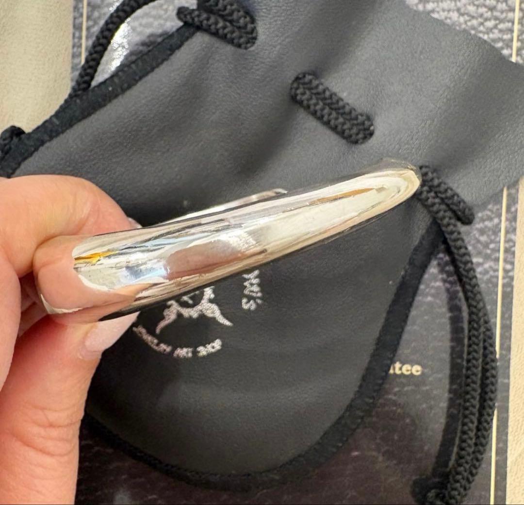 FIRST ARROW's K18付サークルセンター バングル