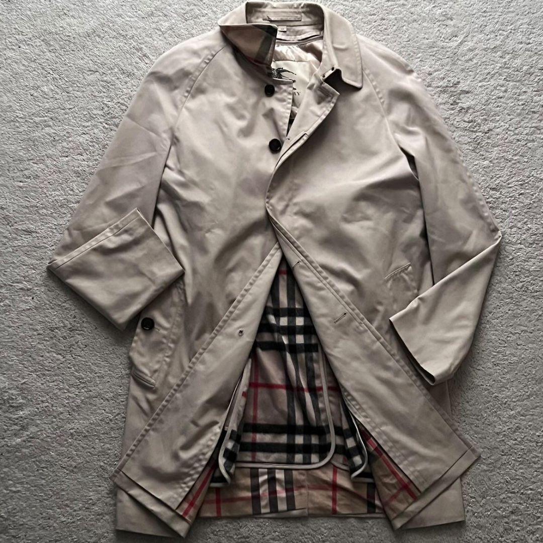 ✨現行✨バーバリーロンドン ステンカラーコート ノバチェック ライナー カシミヤ